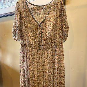 Sheer American Rag high low dress